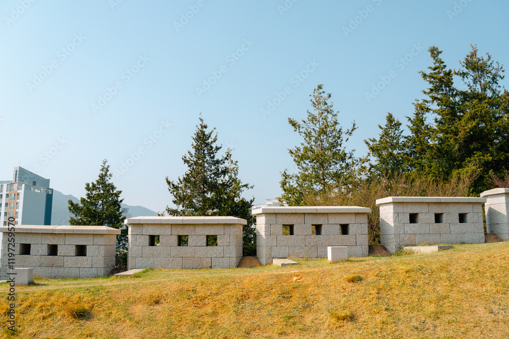 Dongnae Eupseong fortress in Busan, Korea