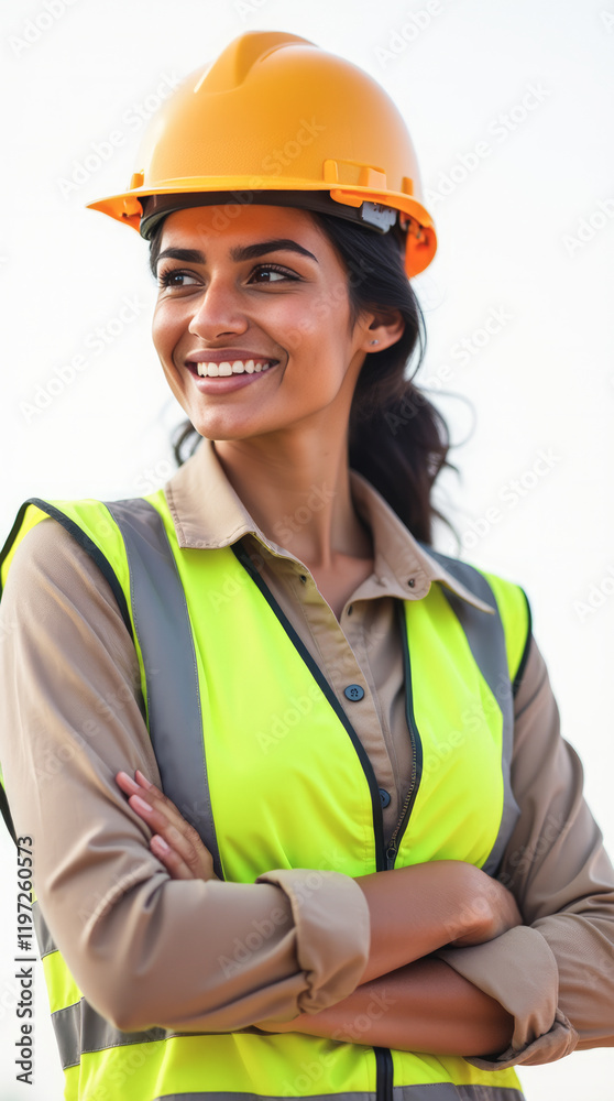 Middle Eastern Civil Engineer - A Portrait of a Young Middle Eastern Woman with Neatly Styled Hair Wearing a Hard Hat Middle Eastern Civil Engineer - A Portrait of a Young Middle Eastern Woman with Neatly Styled Hair Wearing a Hard Hat