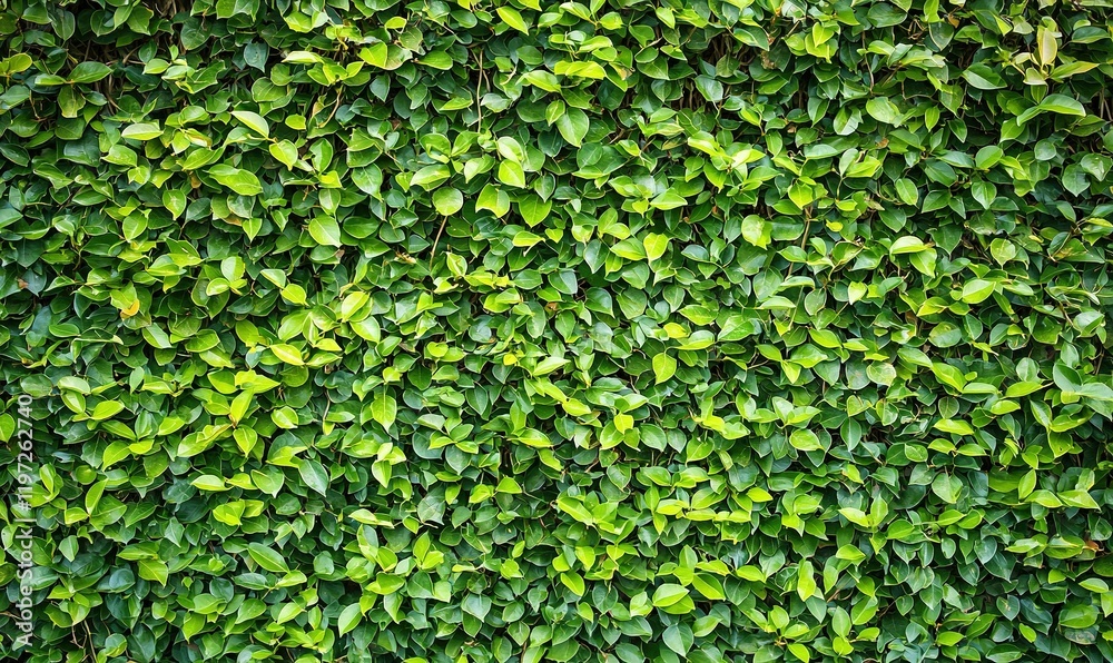 Lush green leaf wall background, ideal for nature-themed designs and projects Lush green leaf wall background, ideal for nature-themed designs and projects