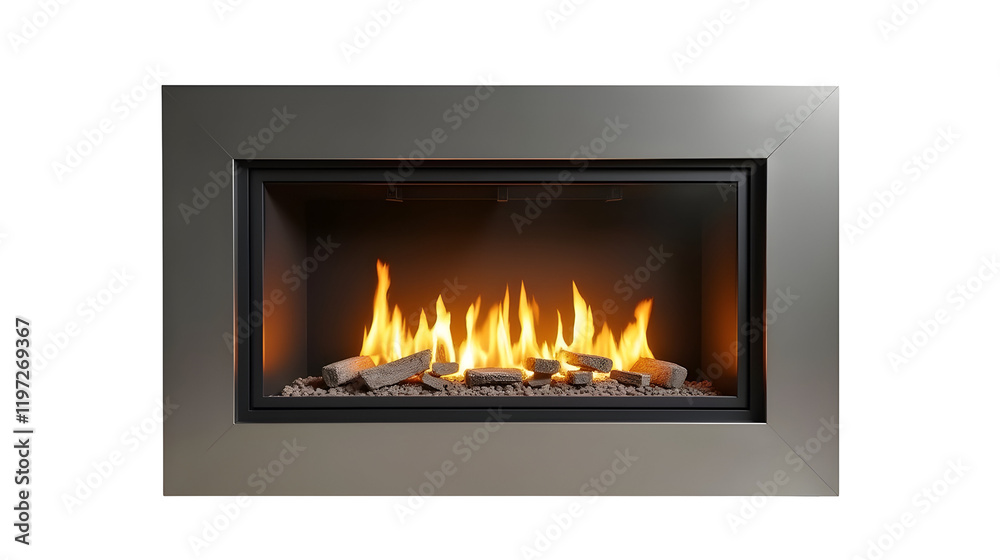 Warmth and elegance unite in this contemporary fireplace design. The dancing flames create a captivating ambiance, perfect for cozy evenings. Enjoy the mesmerizing glow!, cut out,transparent backgrou Warmth and elegance unite in this contemporary fireplace design. The dancing flames create a captivating ambiance, perfect for cozy evenings. Enjoy the mesmerizing glow!, cut out,transparent backgrou