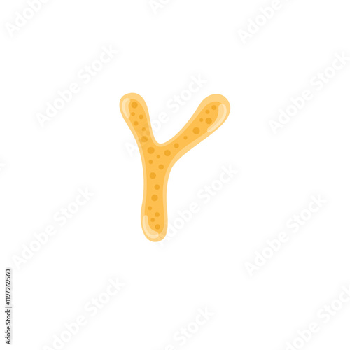 Bifidobacterium probiotic Illustration 