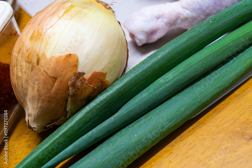 ingredients for cooking chicken food
