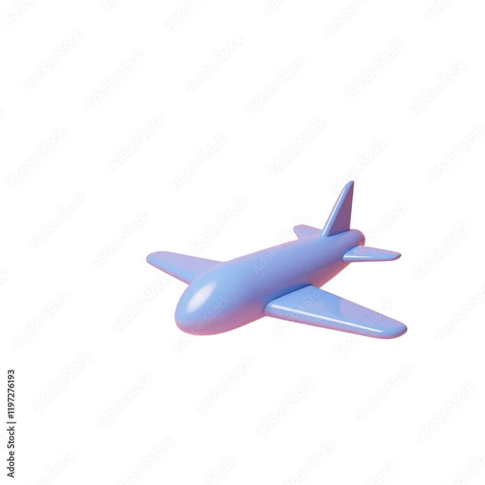 pastel-blue airplane model on pink background pastel-blue airplane model on pink background