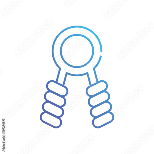 Hand Griper vector icon