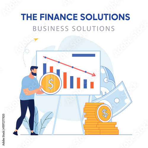 Financial chart Save money vector growth economy Plans Investment Strategy return Business growth