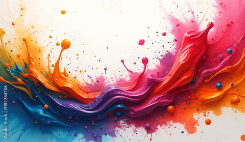 Attractive Abstract background made from paint spray