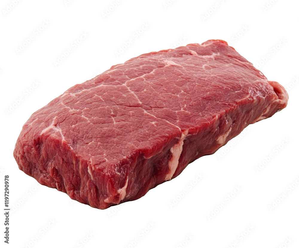 Aromatic Raw Beef Steak Ready for Culinary Delights , isolated on white background PNG Aromatic Raw Beef Steak Ready for Culinary Delights , isolated on white background PNG