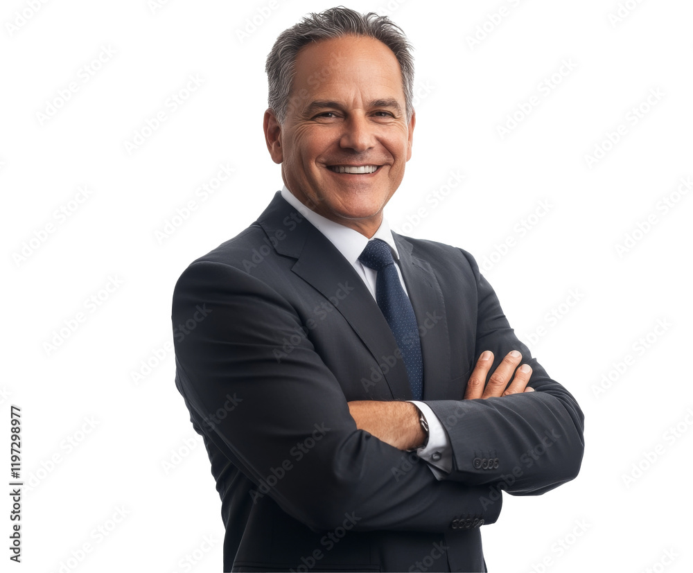 Successful Business Leader in Formal Attire - A Confident and Authoritative Portrait , isolated on white background PNG Successful Business Leader in Formal Attire - A Confident and Authoritative Portrait , isolated on white background PNG
