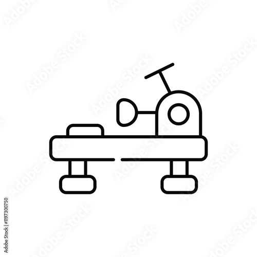 Rowing Machine vector icon