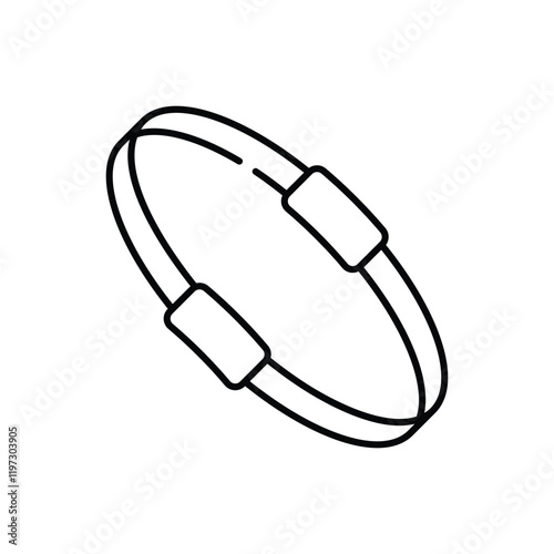 Hula Hoop vector icon