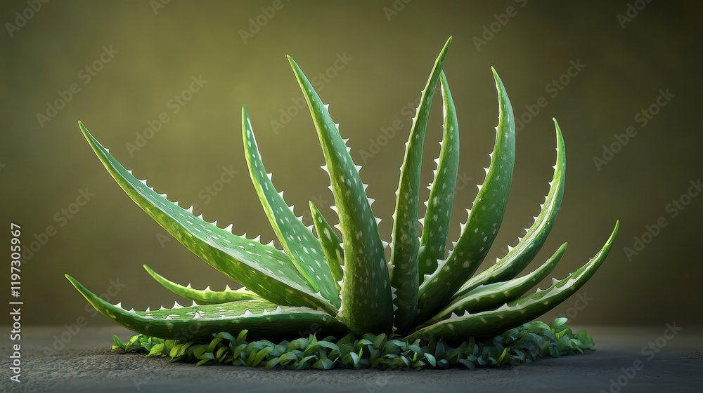 Aloe Vera Illustration Object and Icon. Aloe Vera Illustration Object and Icon.