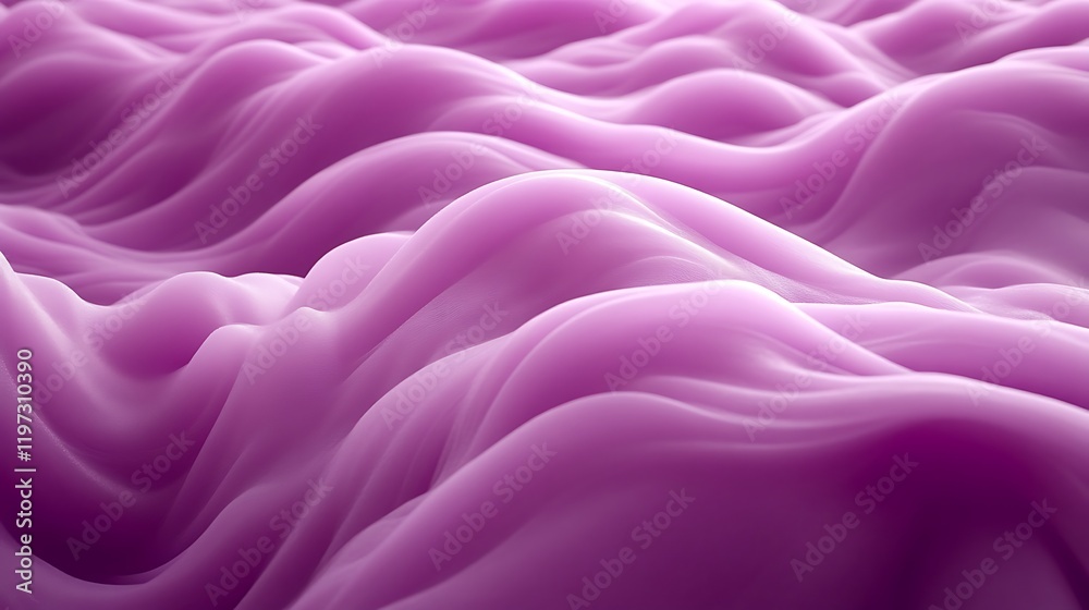 Fototapeta premium Abstract Purple Wavy Fabric Texture Background