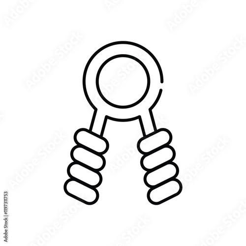 Hand Griper vector icon