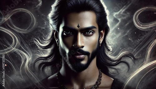 Fantasy image - Black Prince, A supernatural and horrifying prince descended from the legends of ancient Sri Lanka.