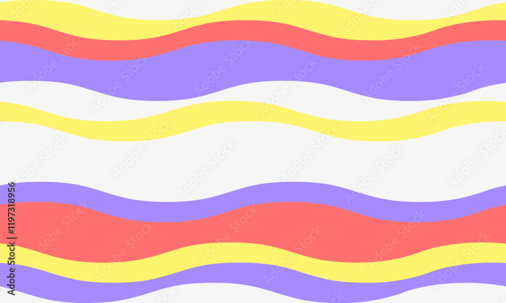 Abstract background with wavy stripes in vibrant colors, creating a rippled, liquid effect. Smooth curves and textured lines add elegance, vitality, and creativity. Ideal for wallpaper or textile. Abstract background with wavy stripes in vibrant colors, creating a rippled, liquid effect. Smooth curves and textured lines add elegance, vitality, and creativity. Ideal for wallpaper or textile.