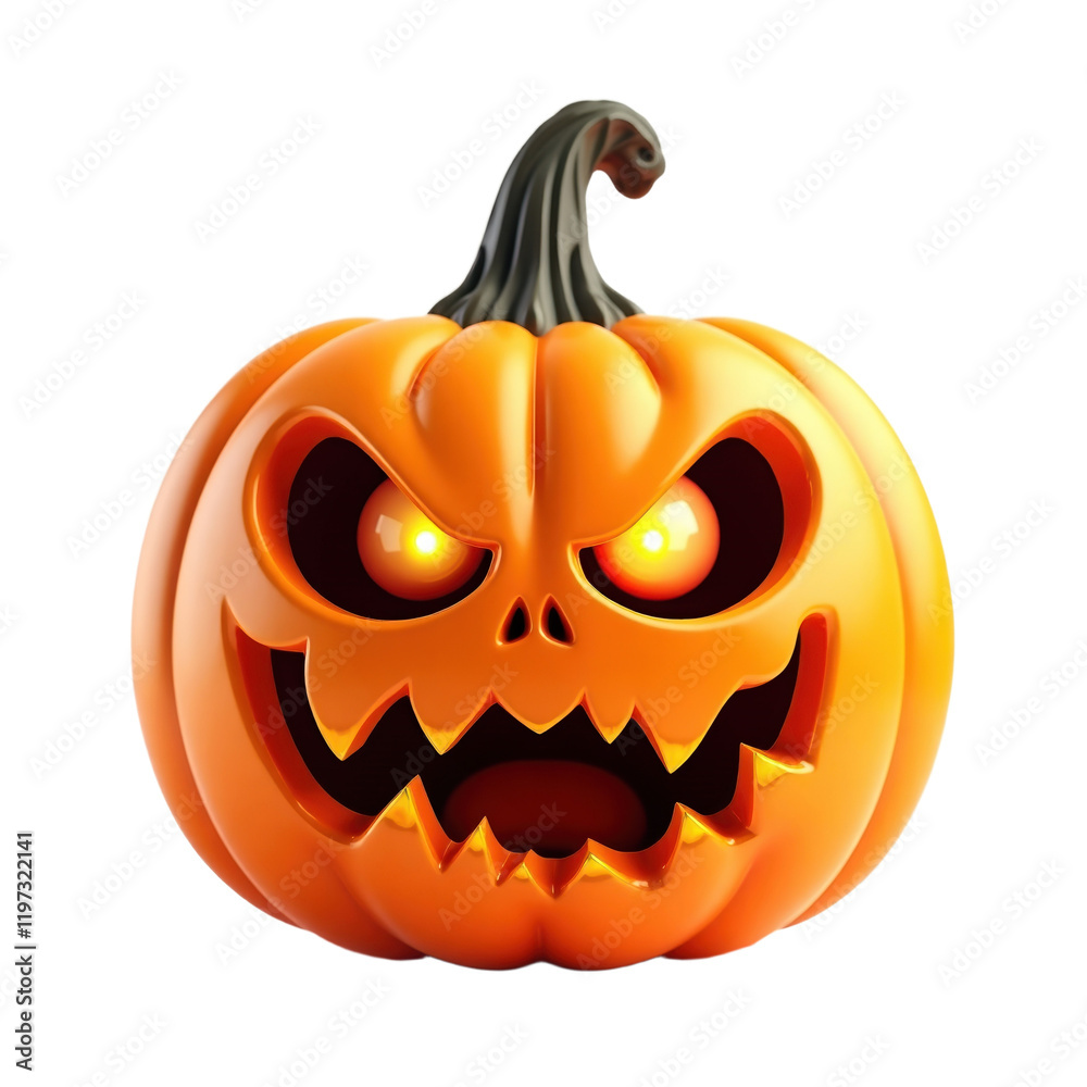 3d render of a glowing jack-o'-lantern for halloween 3d render of a glowing jack-o'-lantern for halloween