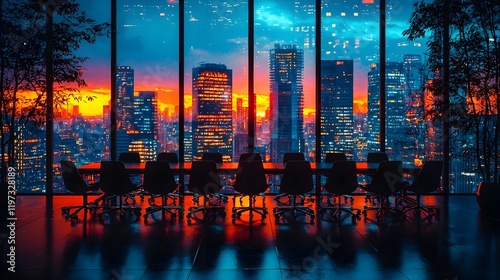 Collaborative Glow Inclusive Workspace for Diverse Business Hiring and Recruitment