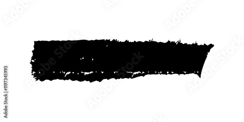 Distressed black stripe illustration
