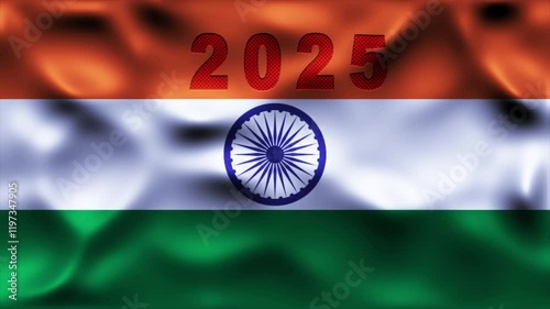 Patriotic Animation: I Love India with Indian Flag and Ashoka Chakra