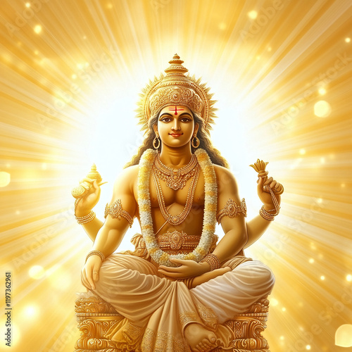 lord god Surya Indian hindu festival Makar Sankranti Chhath Puja pongal background diwali photo
