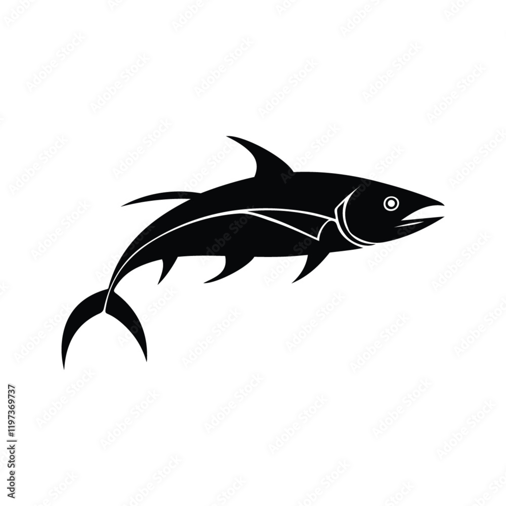 Fototapeta premium Tuna fish Art & Illustration