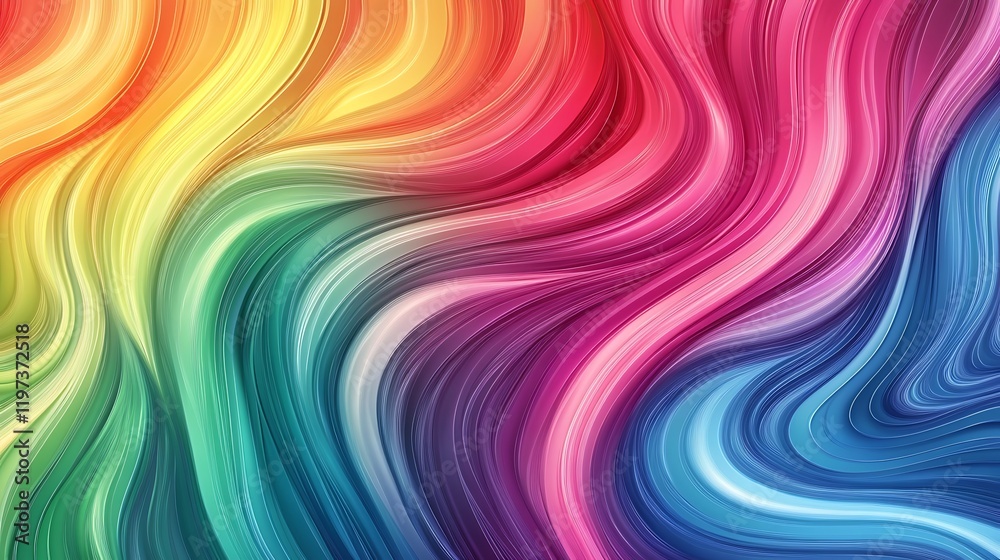 Abstract Colorful Swirling Wave Pattern Design Abstract Colorful Swirling Wave Pattern Design