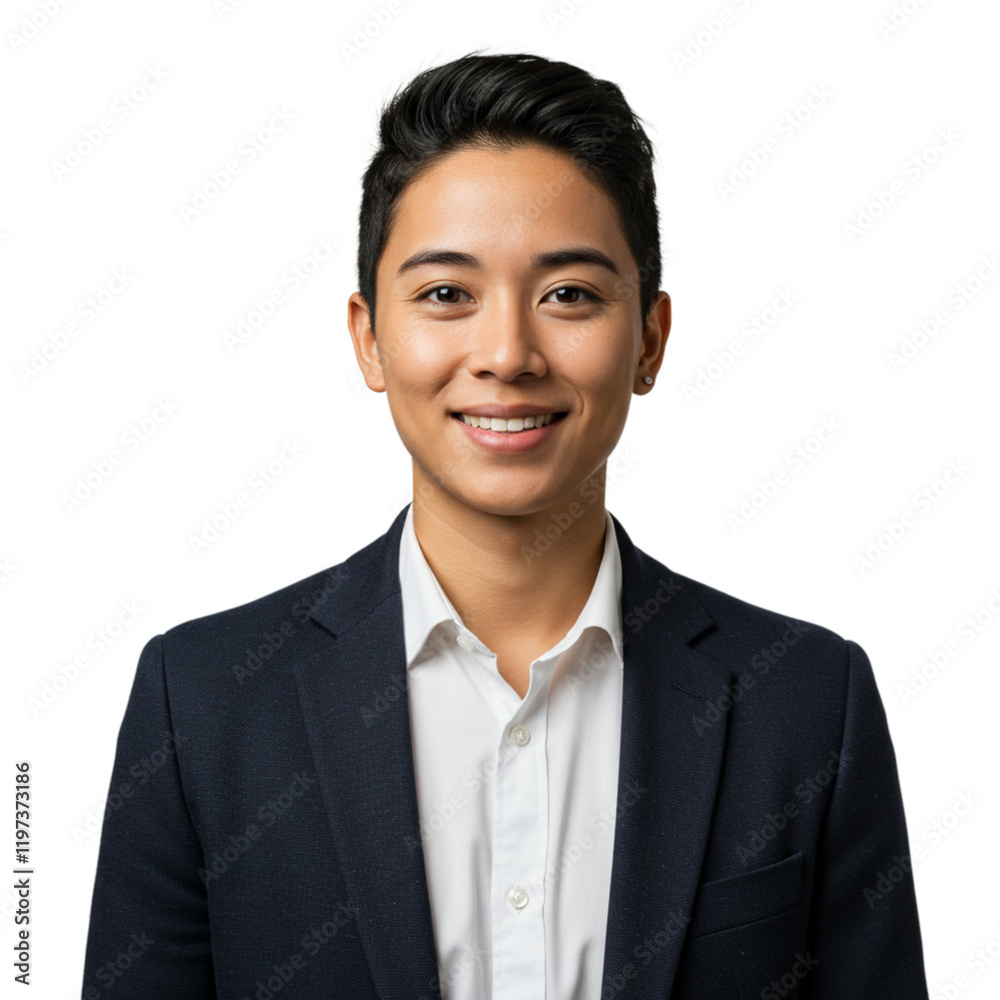 Portrait of a Smiling Asian Businesswoman Professional in Suit Happy Style Image Model Black Leader Portrait of a Smiling Asian Businesswoman Professional in Suit Happy Style Image Model Black Leader