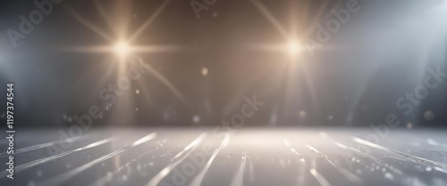 Abstract background with defocused white light beams, calm, mystical, streaks