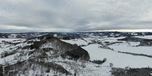 Winterwanderung im Niederwald Odin bei Visbeck - Sundern, Sauerland