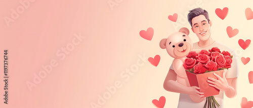 Detalles con Amor: Un Hombre Enamorado en San Valentín