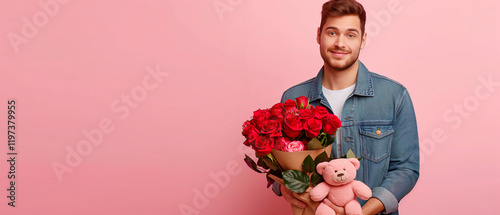 Detalles con Amor: Un Hombre Enamorado en San Valentín photo