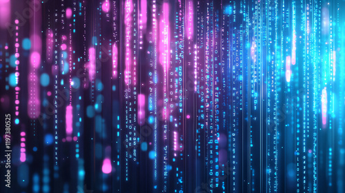 Wallpaper Mural Digital Rain. Torontodigital.ca