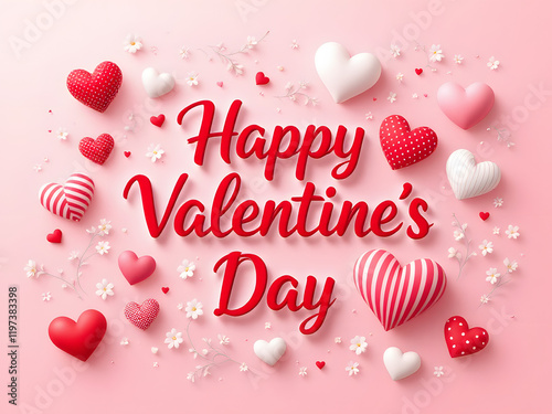 Happy Valentine's Day, Love, Hearts, Red, Pink, Romantic, Celebration, Holiday, February, Affection, Warm, Joyful, Tender, Charming, Delightful, Festive, Endearing, Enchanting, Heartwarming, Loving, P