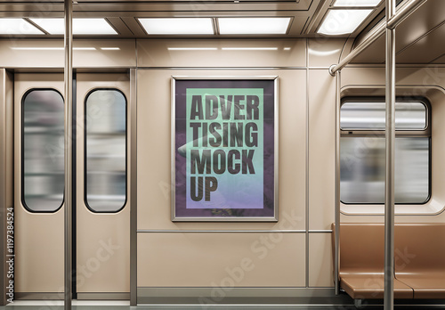 Subway Billboard Mockup