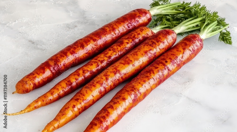 Vibrant Orange and Red Carrots - A Fresh and Healthy Food Vibrant Orange and Red Carrots - A Fresh and Healthy Food