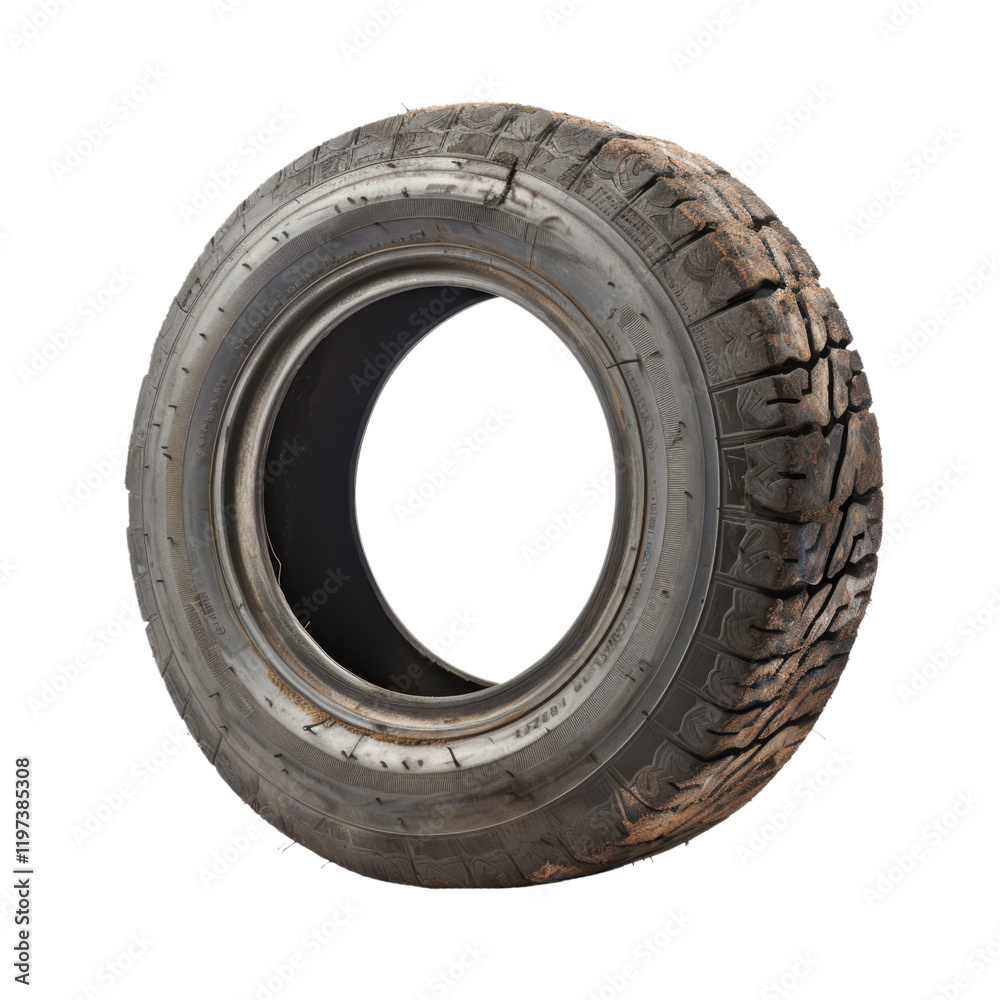 old tyre isolated on white or transparent png old tyre isolated on white or transparent png