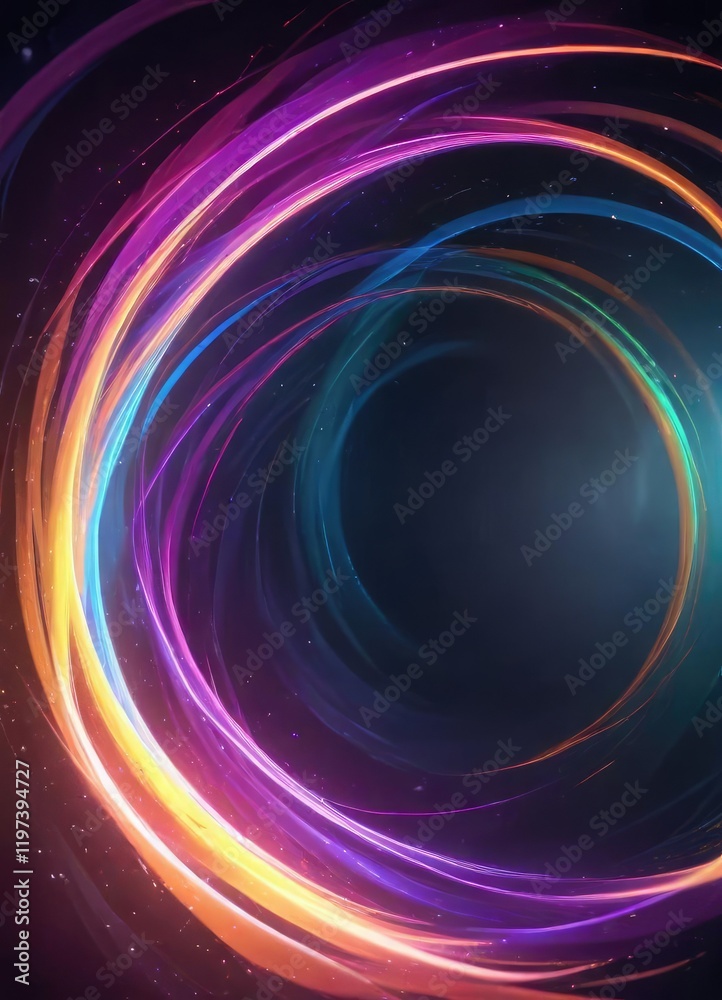 Obraz premium Abstract Background with Vortex of Color and Light, gradient, colorful disturbance