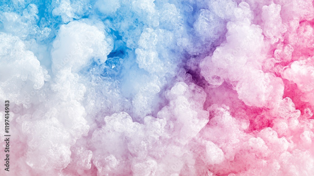 Fototapeta premium Abstract Pastel Ice Texture Dreamy Pink Blue White Frozen Background