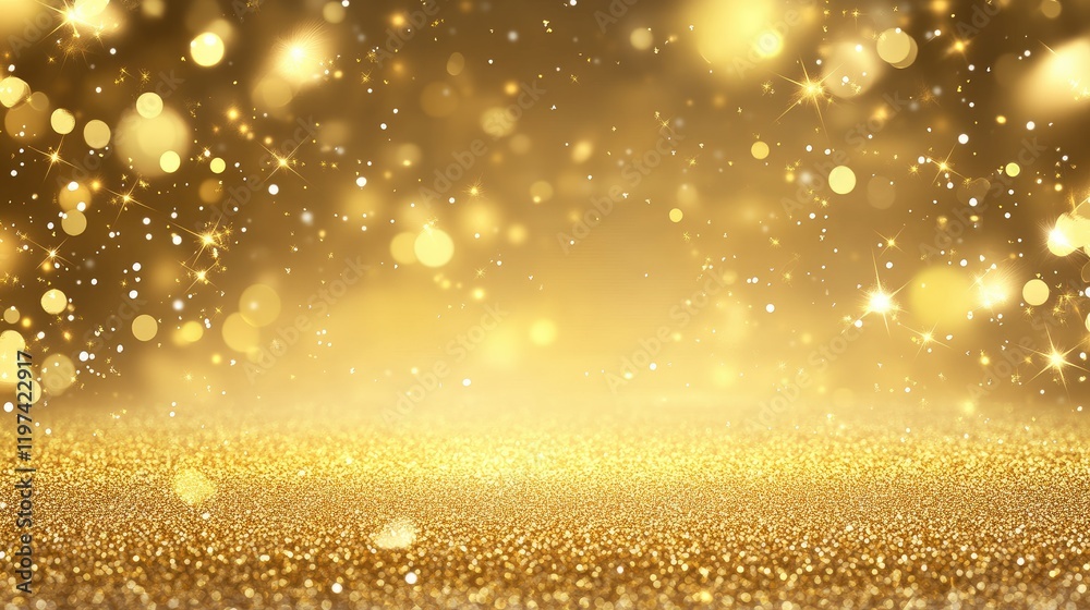 Golden Bokeh Lights Background for Celebrations Soft Glimmering Effect with Empty Copyspace Ideal for Event Invitations and Party Decor Golden Bokeh Lights Background for Celebrations Soft Glimmering Effect with Empty Copyspace Ideal for Event Invitations and Party Decor
