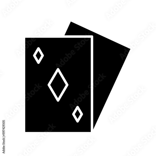 ace of diamonds glyph icon