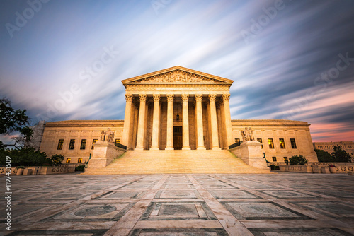 United States Supreme Court Building in Washington DC, USA photo