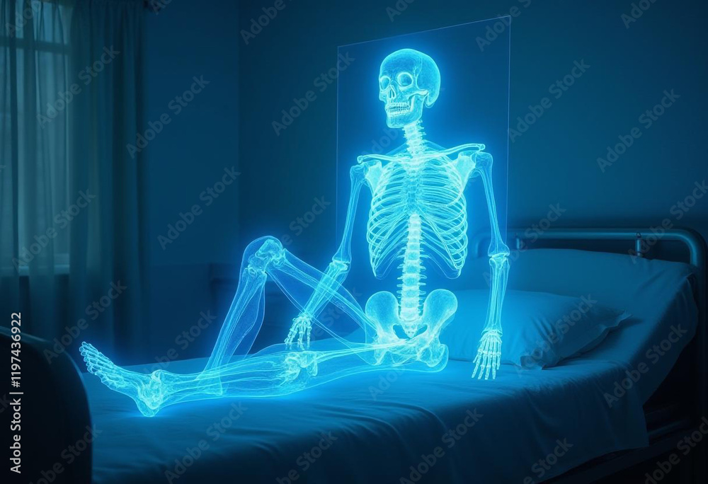 Fototapeta premium 3D Medical Imaging Technology in a Modern Room