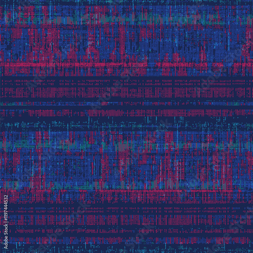 trend seamless lines plaid washed texture seamless pattern design. Fall winter Trendy and elegance timeless home decoration, upholstery and curtain weave canvas digital of print