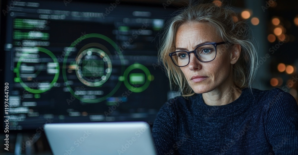 A female QA engineer with a multiethnic background is engaged in locating and resolving software bugs in product code before launch, using a laptop and collaborating with developers online A female QA engineer with a multiethnic background is engaged in locating and resolving software bugs in product code before launch, using a laptop and collaborating with developers online