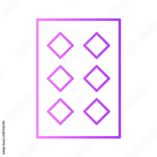 Card game gradient icon