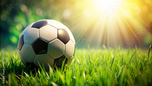 soccer ball on grass