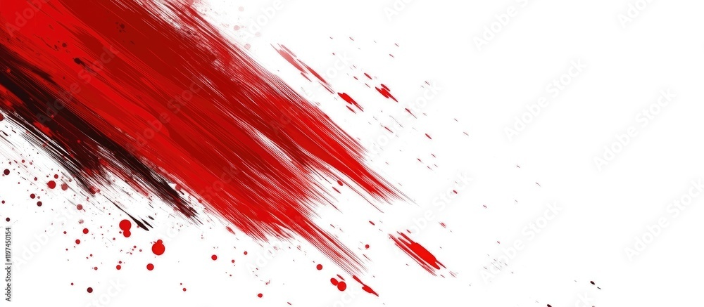 Dynamic red and black abstract background design featuring splashes and brush strokes ideal for Black Friday sale promotions with ample white copyspace. Dynamic red and black abstract background design featuring splashes and brush strokes ideal for Black Friday sale promotions with ample white copyspace.
