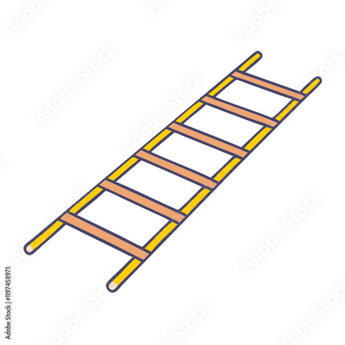 agility ladder icon, agility ladder vector illustration-simple illustration of agility ladder, perfect for agility ladder logos and themed design 