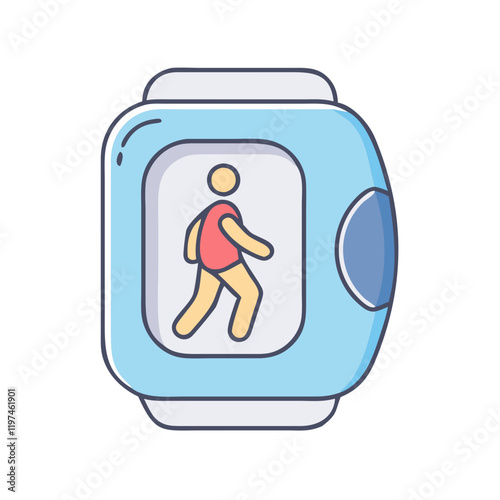 pedometer icon, pedometer vector illustration-simple illustration of pedometer, perfect for pedometer logos and themed design 