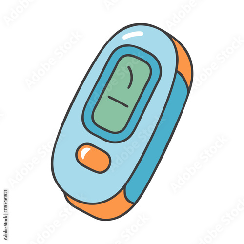 pedometer icon, pedometer vector illustration-simple illustration of pedometer, perfect for pedometer logos and themed design 